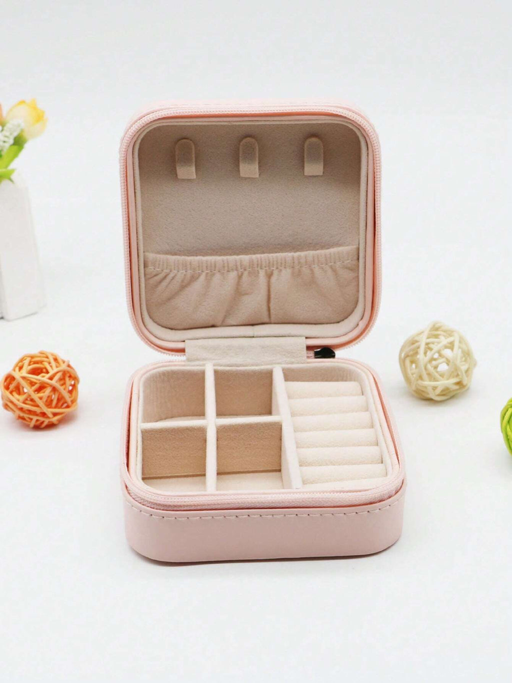 Jewelry Storage Box leather Stand