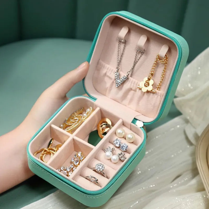 Jewelry Storage Box leather Stand