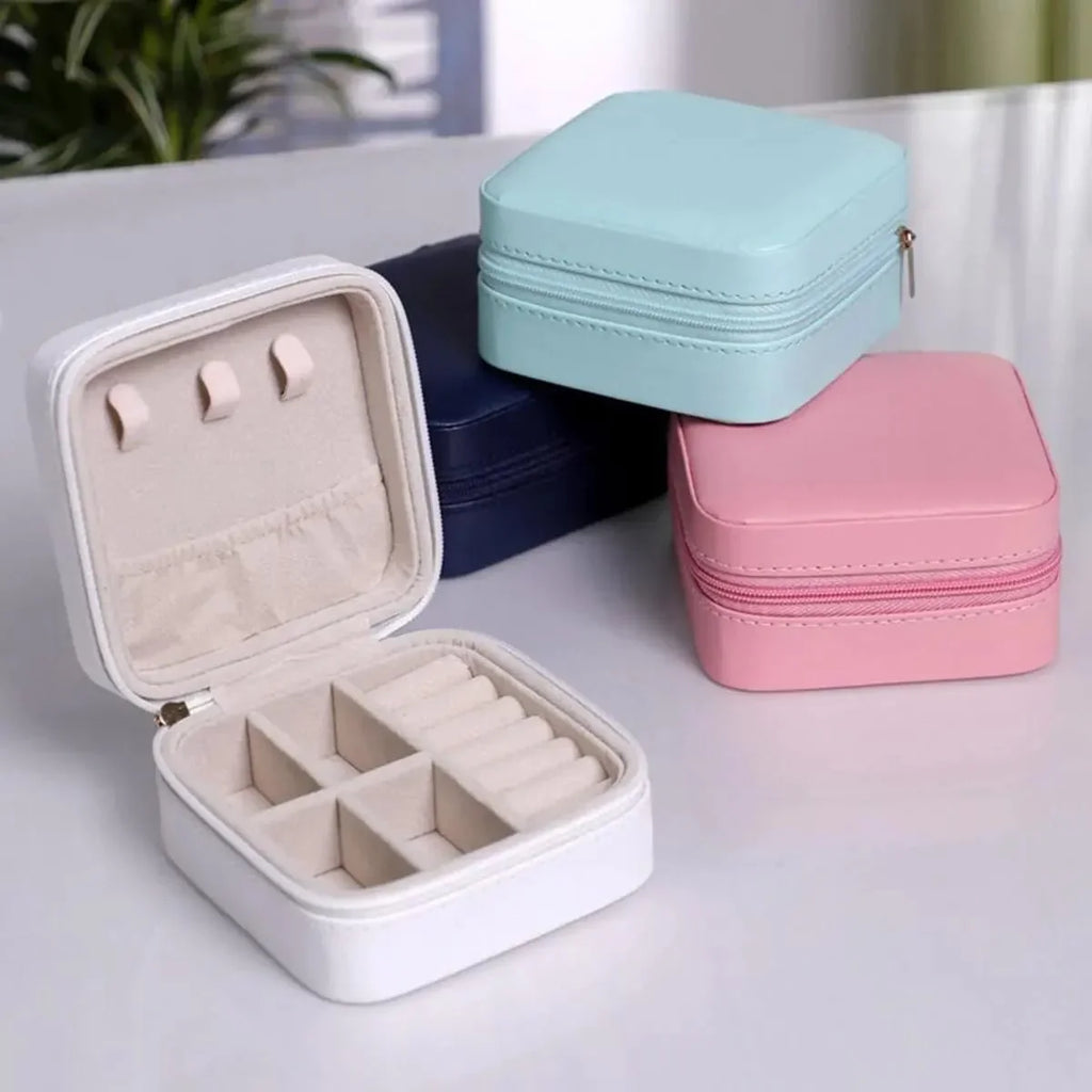 Jewelry Storage Box leather Stand