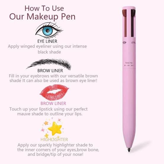 Eye Shadow Liner Combination 4 In 1 Makeup