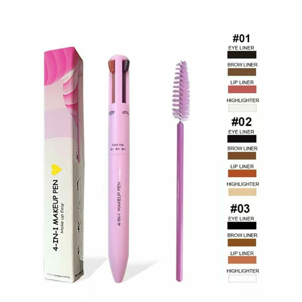 Eye Shadow Liner Combination 4 In 1 Makeup