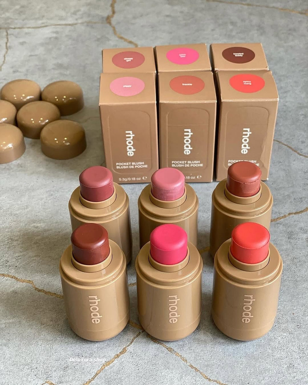 6 Colors Rhode Pocket Blush