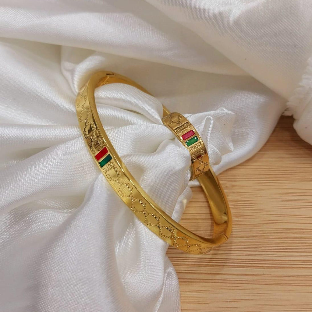 Gold  Bangles with Matching Ring