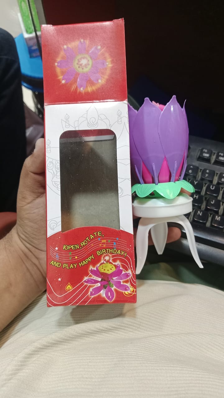 Melody Birthday Candle Musical Flower Candle