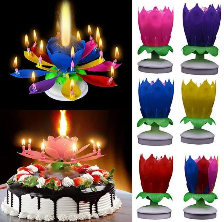 Melody Birthday Candle Musical Flower Candle