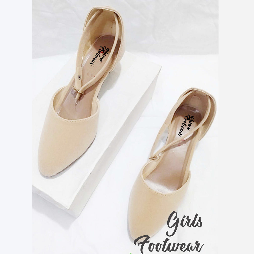 Stylish Velvet Heel Pump Shoes