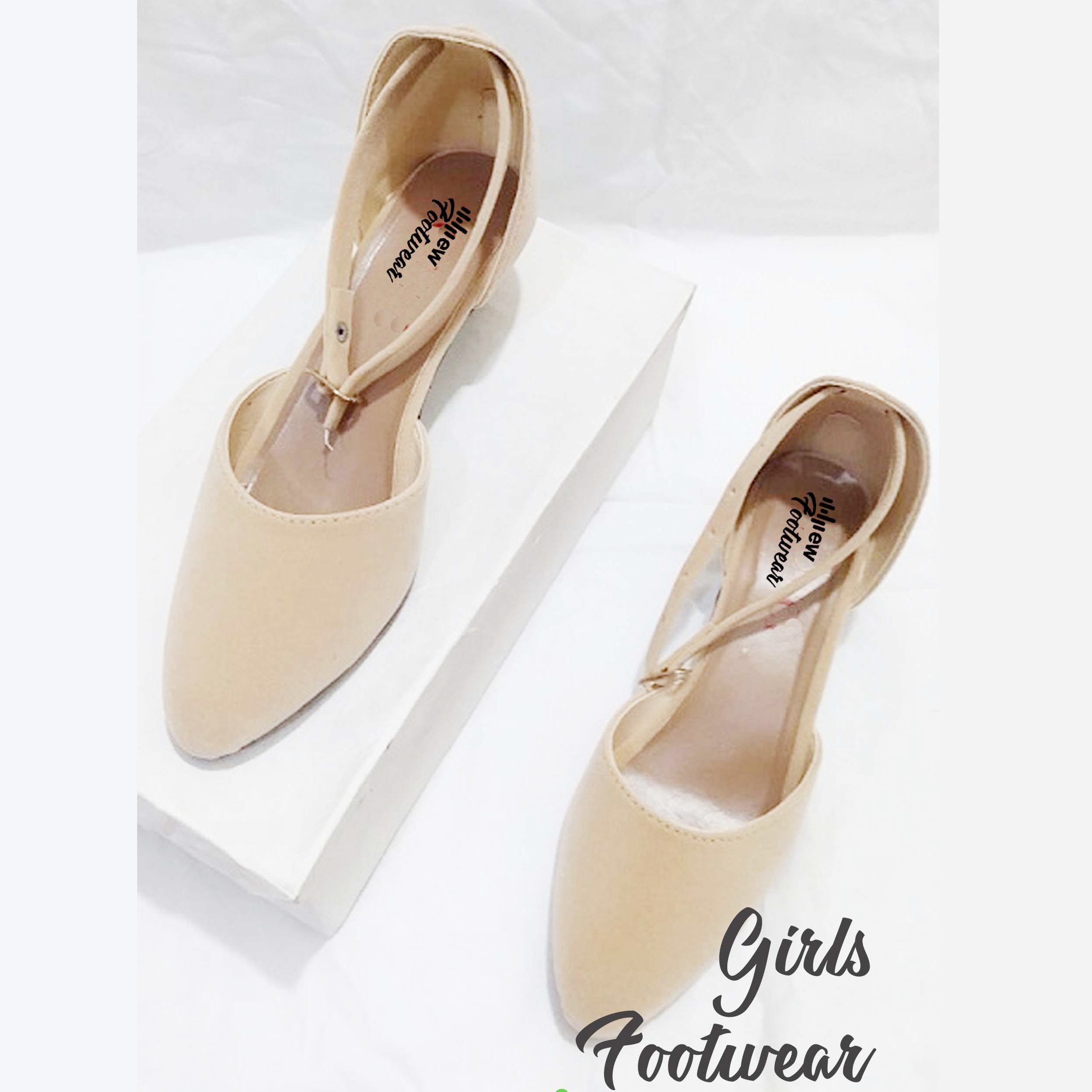 Stylish Velvet Heel Pump Shoes