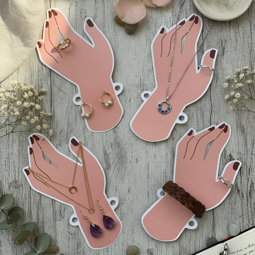 Jewelry Display Cards – Pack of 4