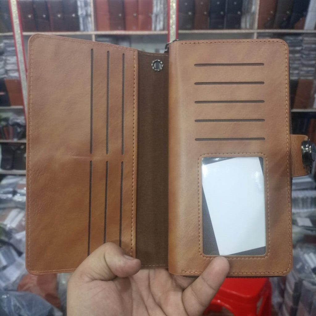 Men’s Large Capacity Leather Wallet