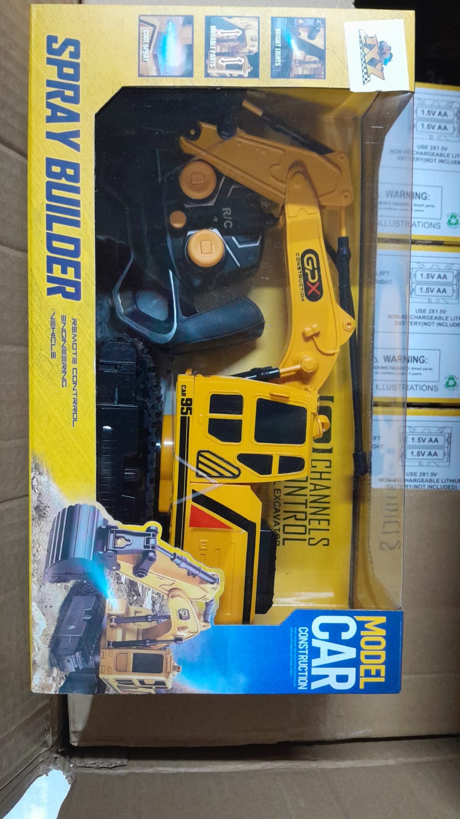 Remote Control Excavator Toy Construction Vehicle RC Truck