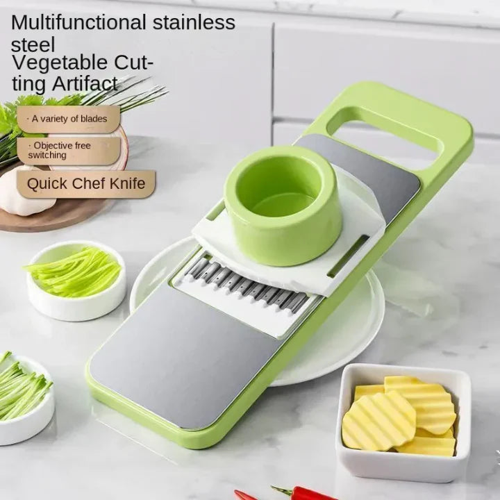 5in1 Stainless Steel Vegetable Cutter & Slicer