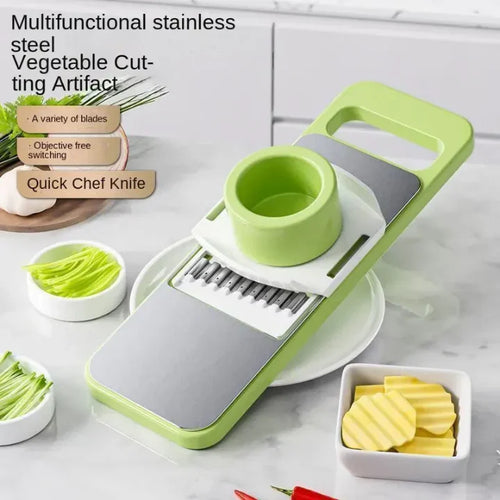 5in1 Stainless Steel Vegetable Cutter & Slicer