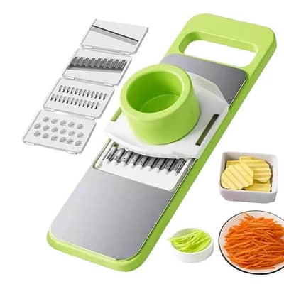 5in1 Stainless Steel Vegetable Cutter & Slicer