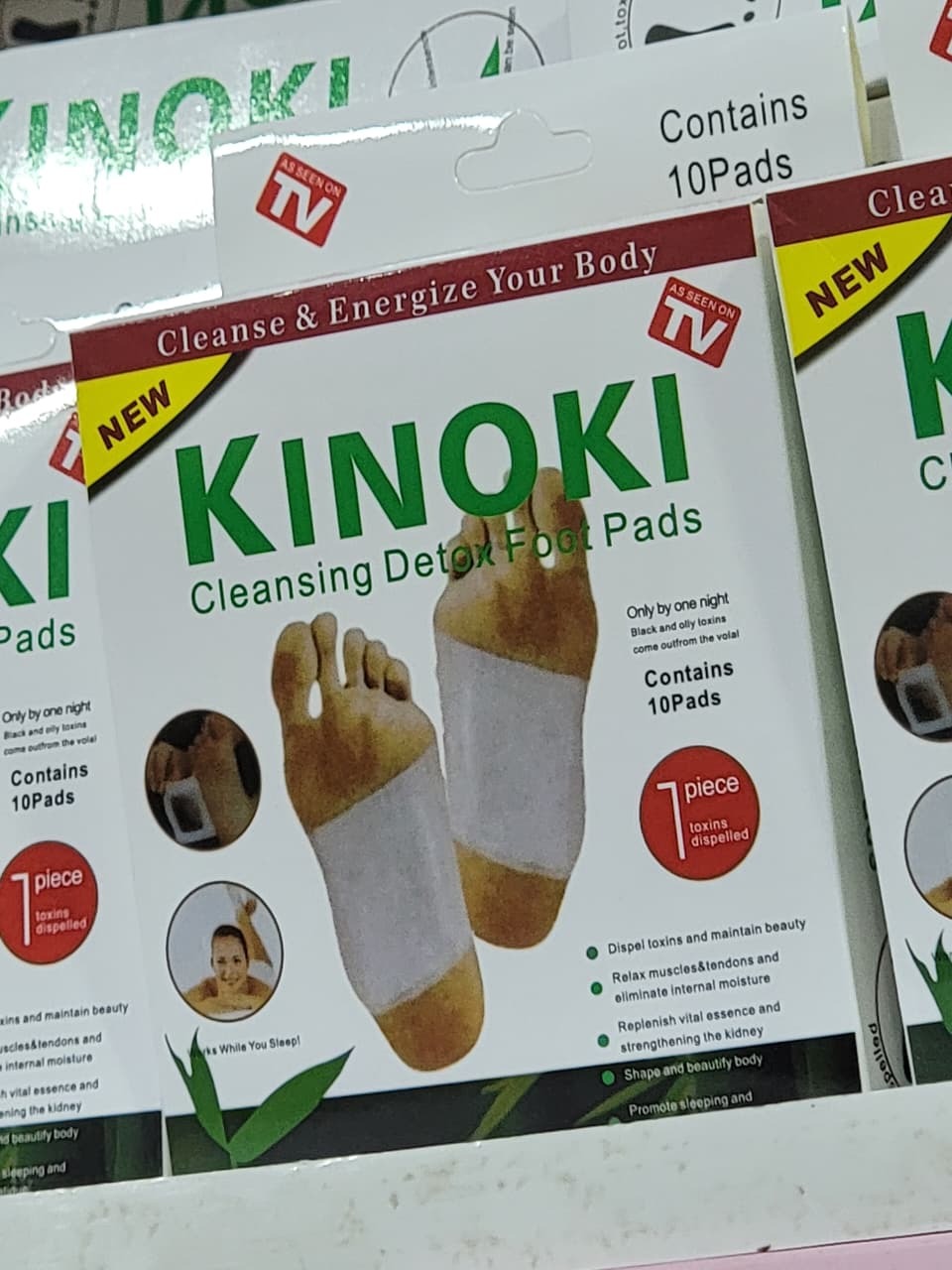 Kiyome Kinoki Detox 10 Pcs Foot Pads