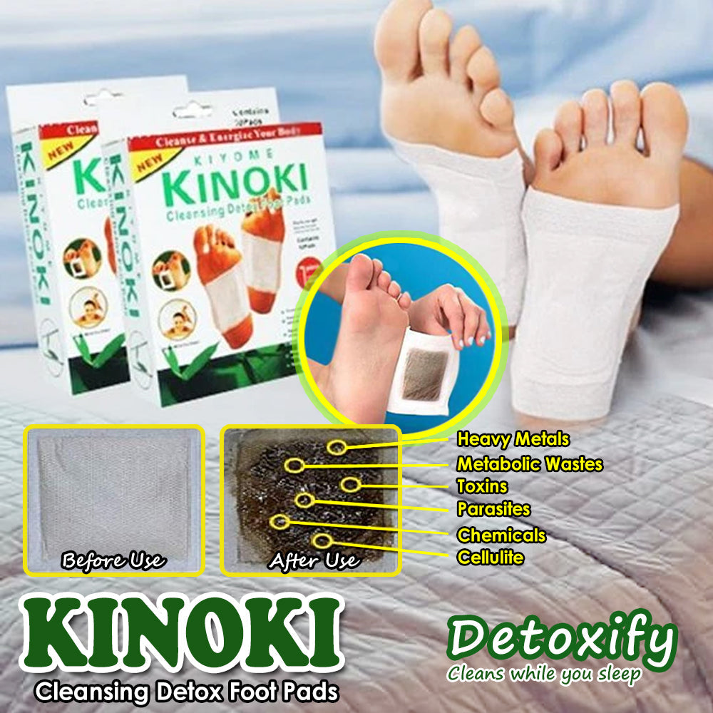 Kiyome Kinoki Detox 10 Pcs Foot Pads