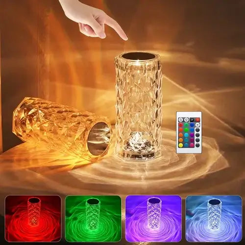 Crystal Lamp With Remote