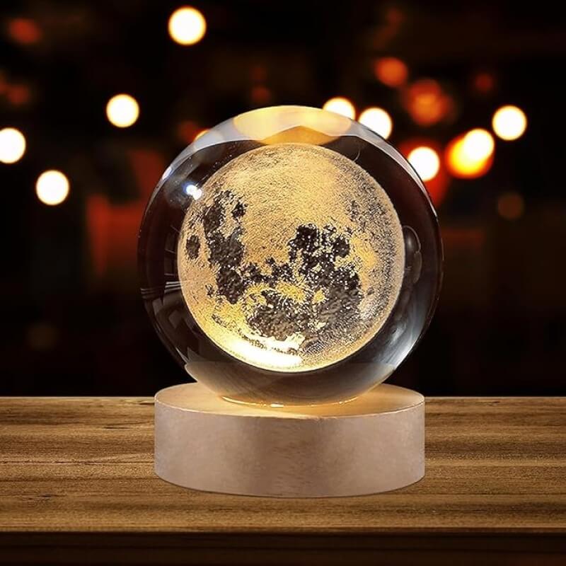 USB LED Galaxy Crystal Ball Lamp