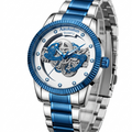 Luxury Skeleton Dial Quartz Watch For Men