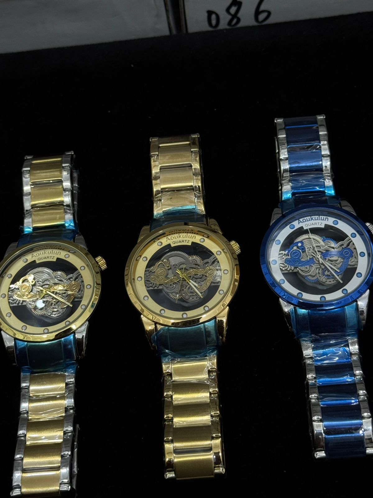 Luxury Skeleton Dial Quartz Watch For Men