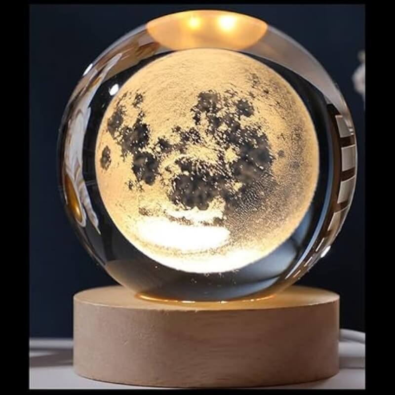 USB LED Galaxy Crystal Ball Lamp