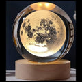 USB LED Galaxy Crystal Ball Lamp