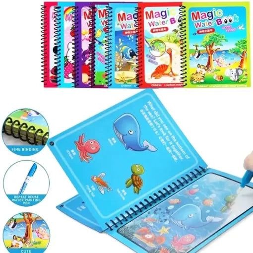 Magic Water Coloring Book
