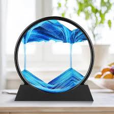 3D Moving Sand Art Lamp With Stand