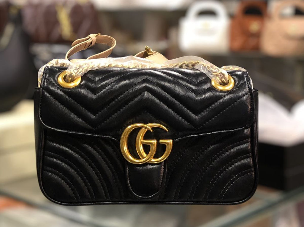 Luxury Gucci Matelassé Crossbody Bag