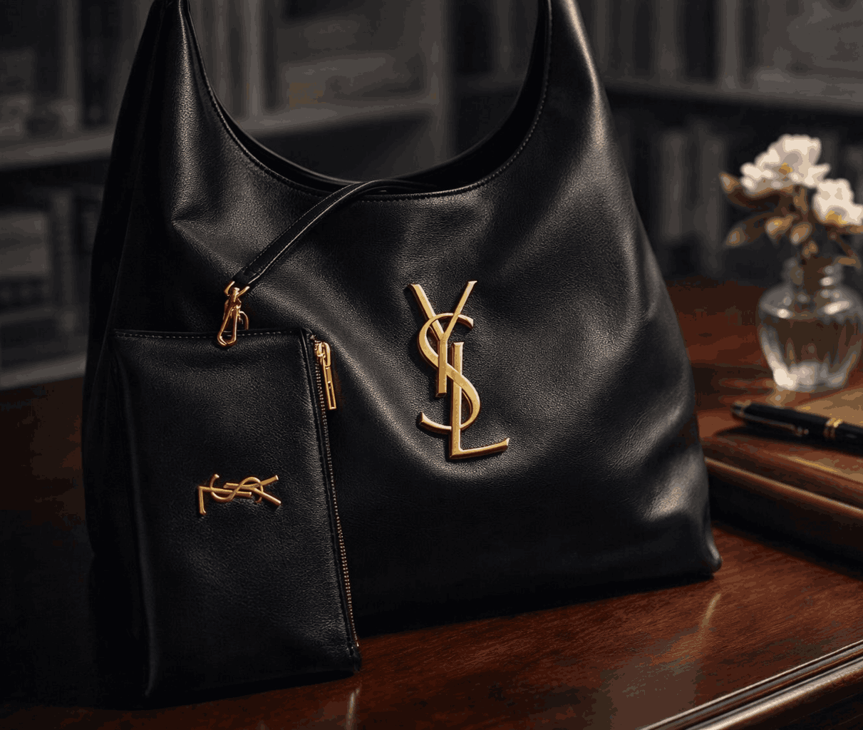Luxury YSL Imported Tote Bag (Large Capacity)