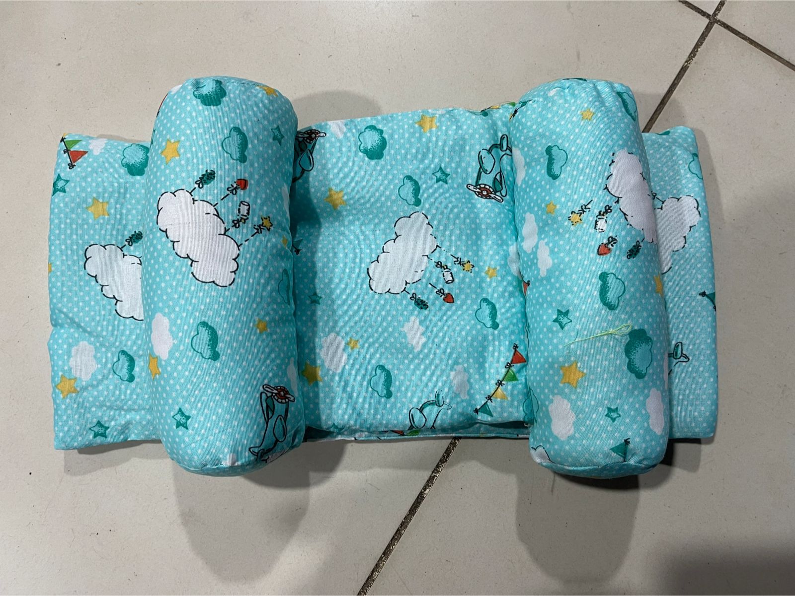 Adjustable Baby Sleeping Support Pillow Anti Roll Cushion