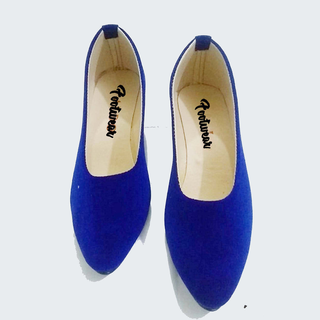 Ladies Velvet Pump Shoes