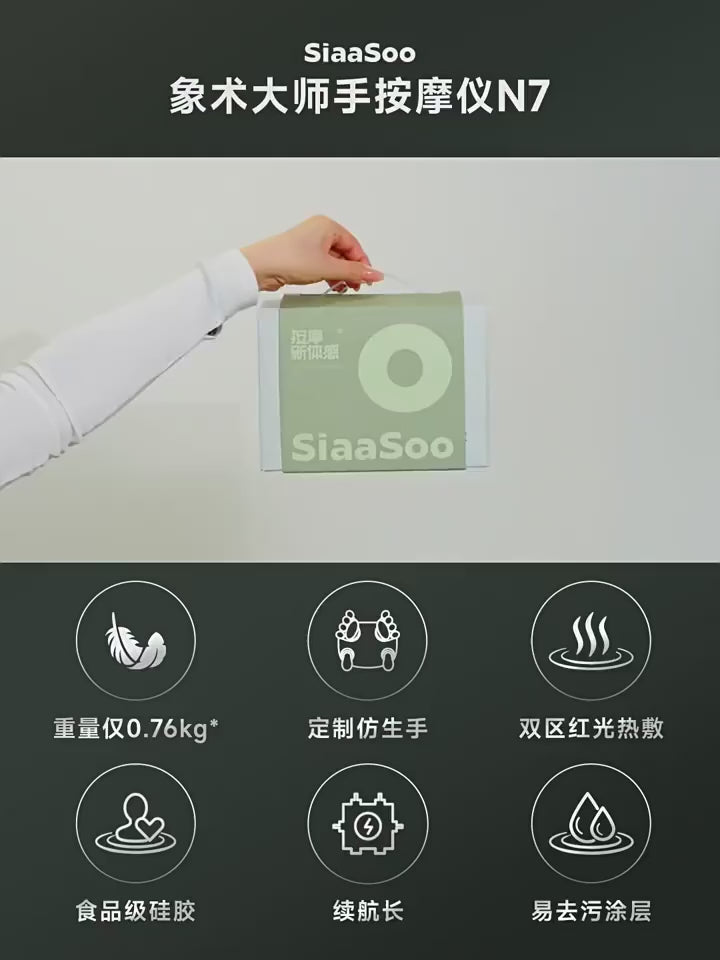 Smart Finger Pressure Neck Massager – Electric Deep Kneading Heated Back