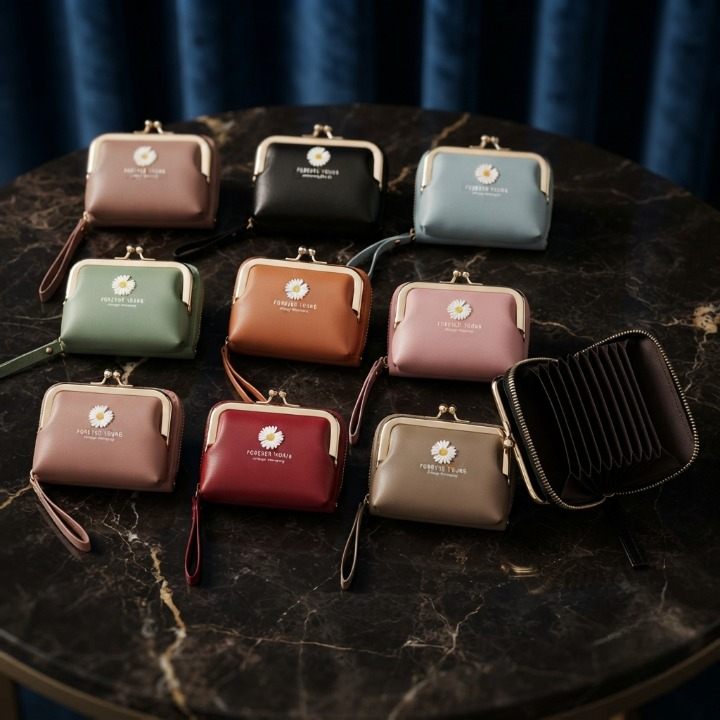 Premium Women’s Mini Wallet – Luxury Ladies Card Holder